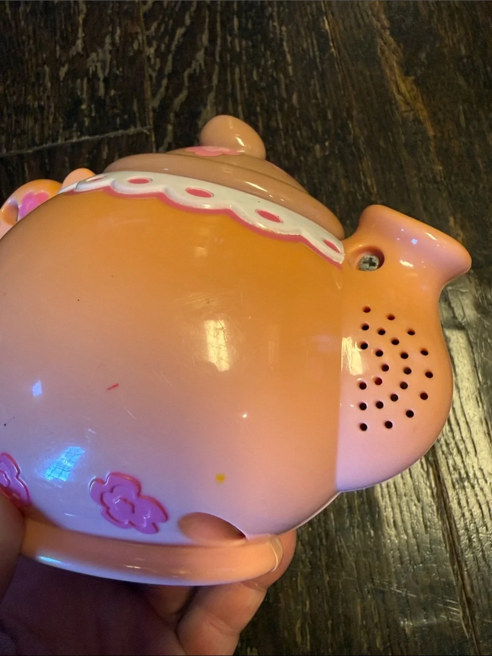 Fisher-Price Pink Smiling Tea Pot Musical Toy